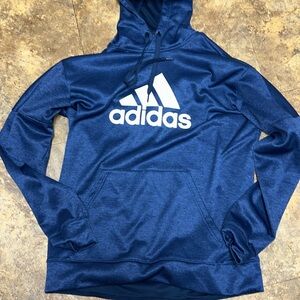 NWOT adidas large sweatshirt hoodie with pockets climawarm